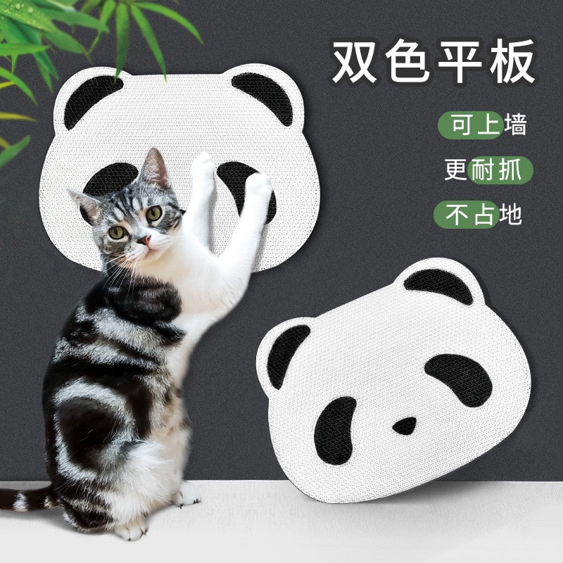Deku Panda 🐼 cat scratcher scratching board pet toy