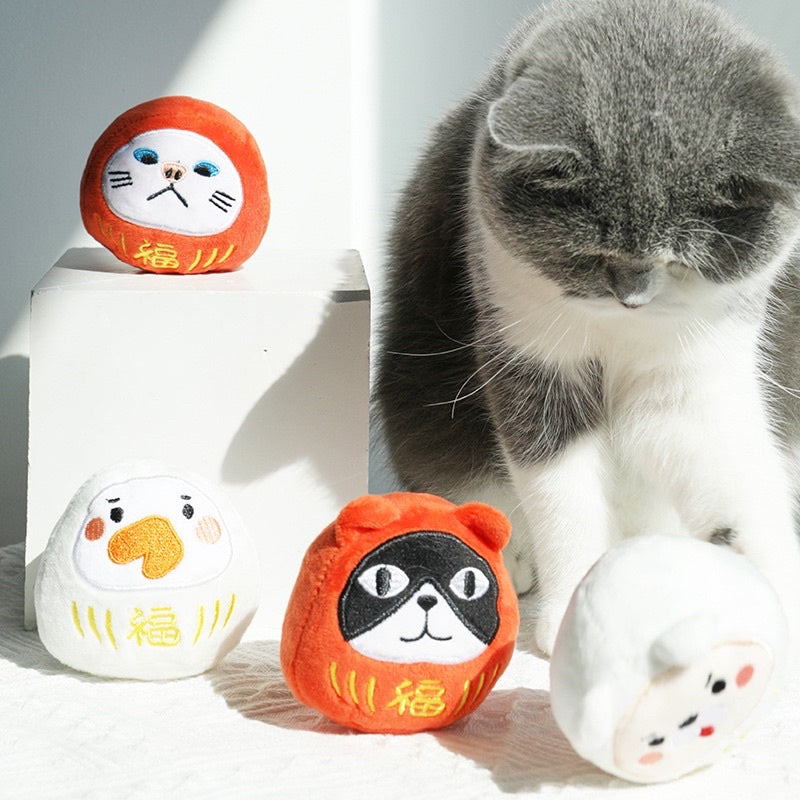 MissPet daruma catnip cat toy chaser ball pet toy