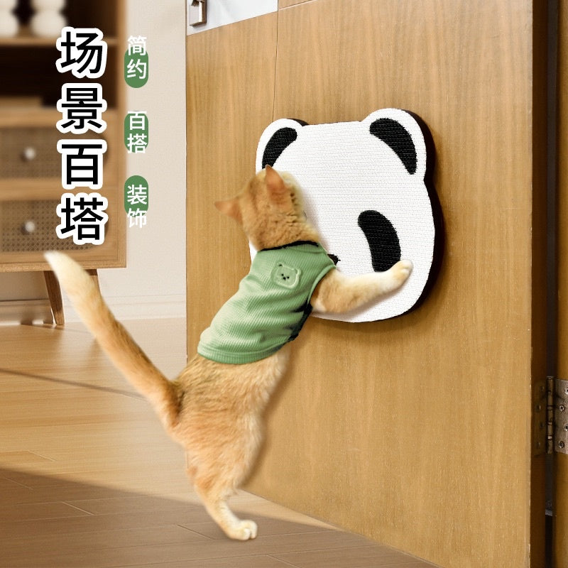 Deku Panda 🐼 cat scratcher scratching board pet toy