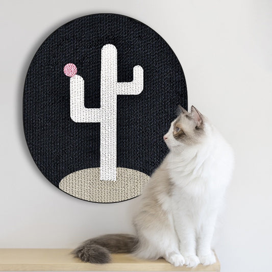 Deku black and white cactus 🌵 cat scratcher scratching board pet toy