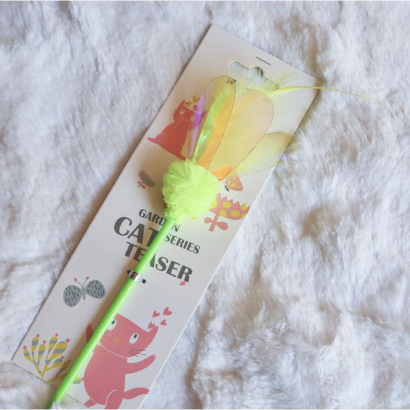 Cat Teaser Garden Series pet toy wand stick chaser