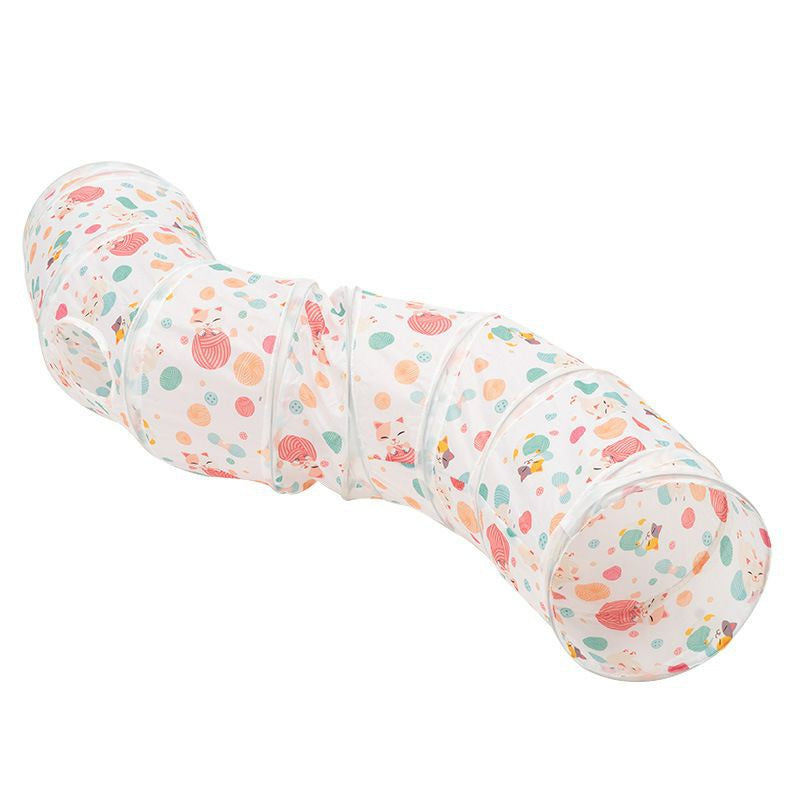 [SG stock] Cat Tunnel passageway foldable tubes kitten dog puppy rabbit pet toy Play