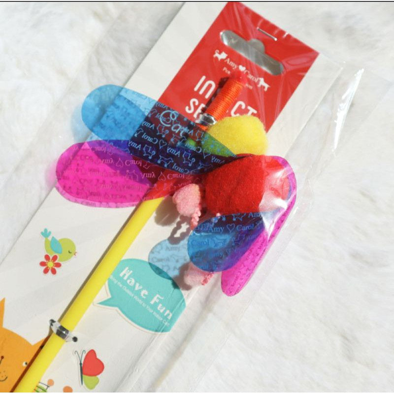 Cat Teaser Garden Series pet toy wand stick chaser