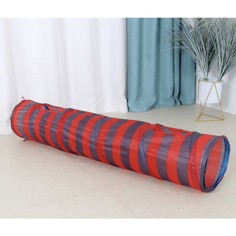 [SG stock] Cat Tunnel passageway foldable tubes kitten dog puppy rabbit pet toy Play