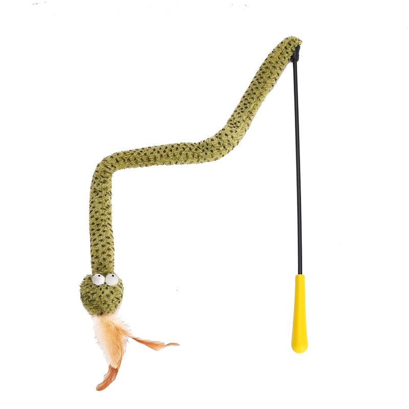 [SG Stock] Zeze snake cat teaser wand pet toy