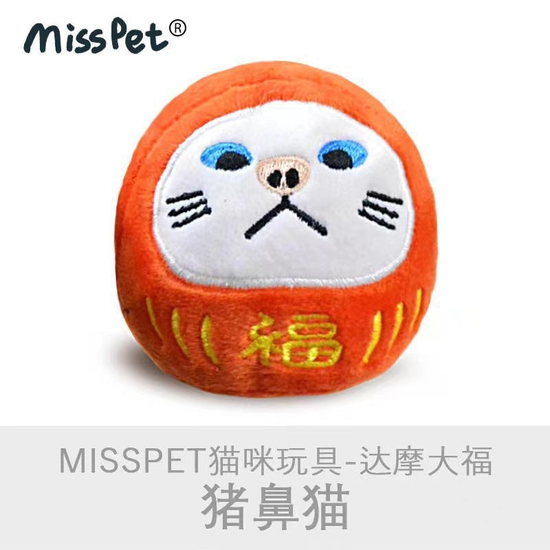 MissPet daruma catnip cat toy chaser ball pet toy