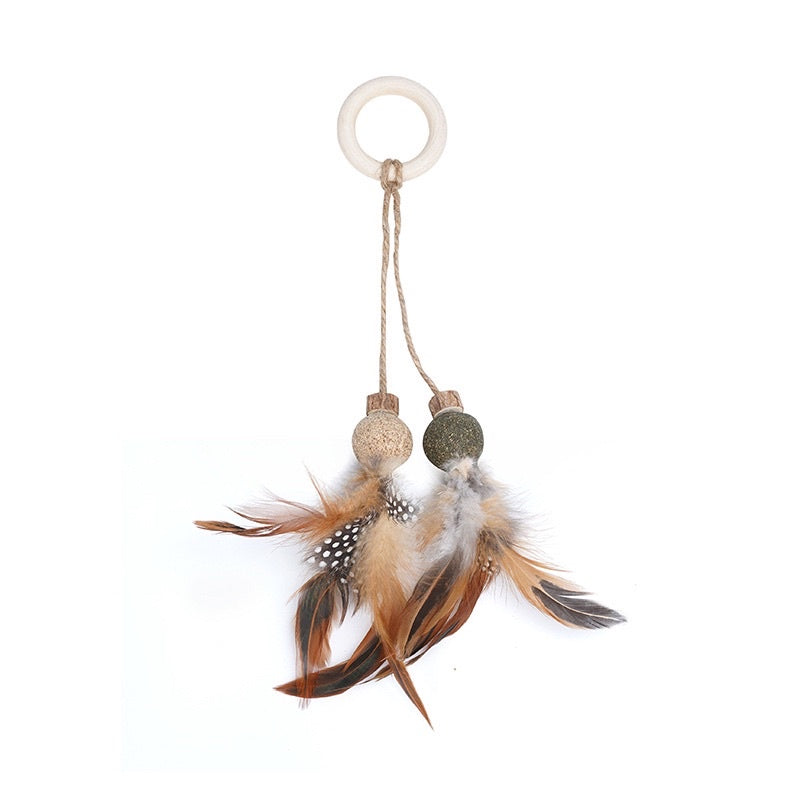 Zeze cat catnip bitting toy chaser Acorn