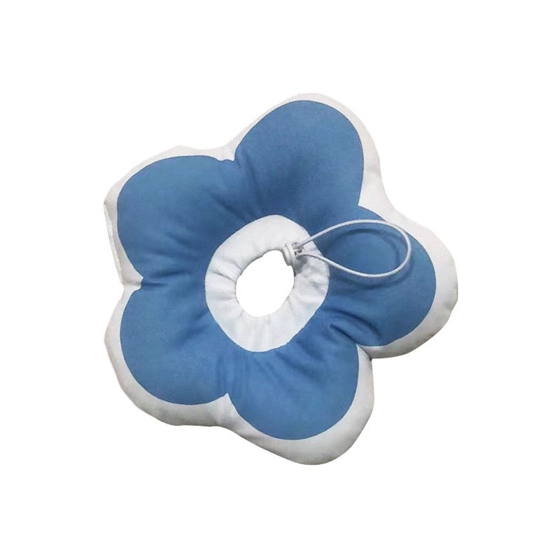 [SG Stock] Pet E collar Elizabeth cone water proof prevent licking surgery healing soft anti bite sunflower 🌻
