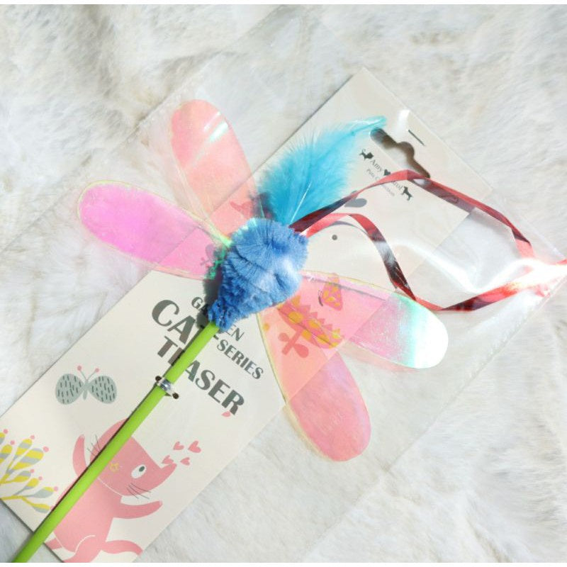 Cat Teaser Garden Series pet toy wand stick chaser