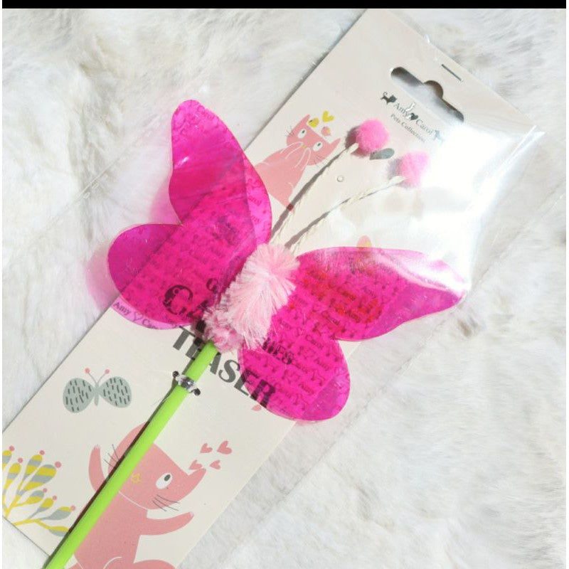 Cat Teaser Garden Series pet toy wand stick chaser