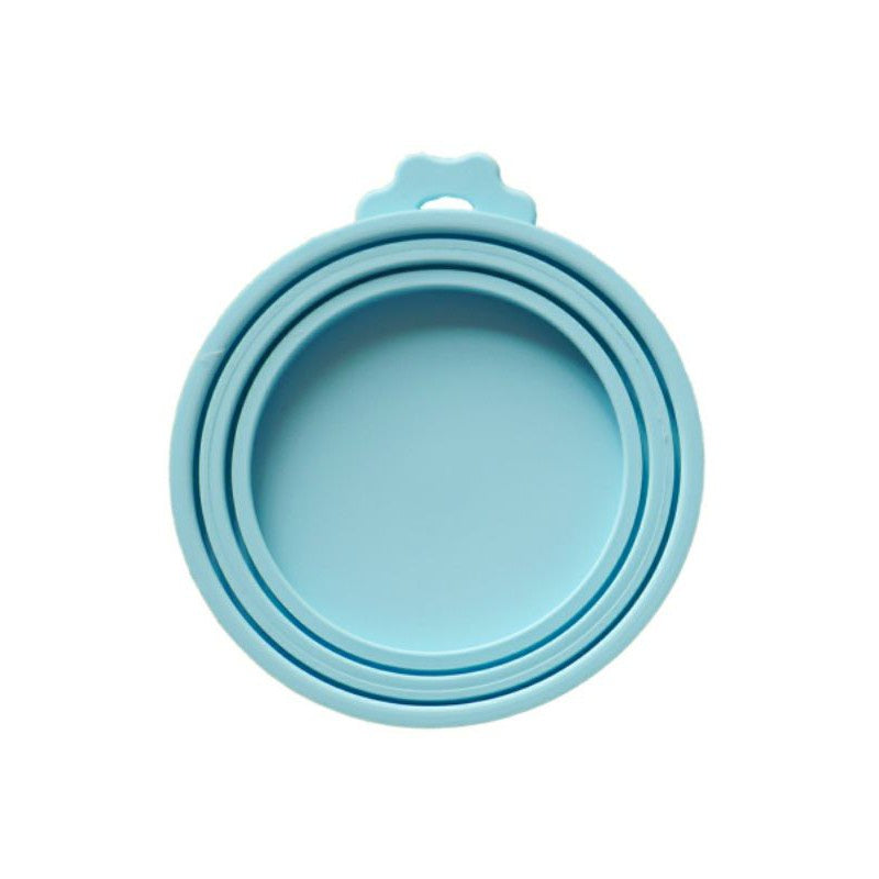 [SG] Canned can Food Cover Lid silicon Rubber Pet Cat Dog Wet Food Protector Spoon