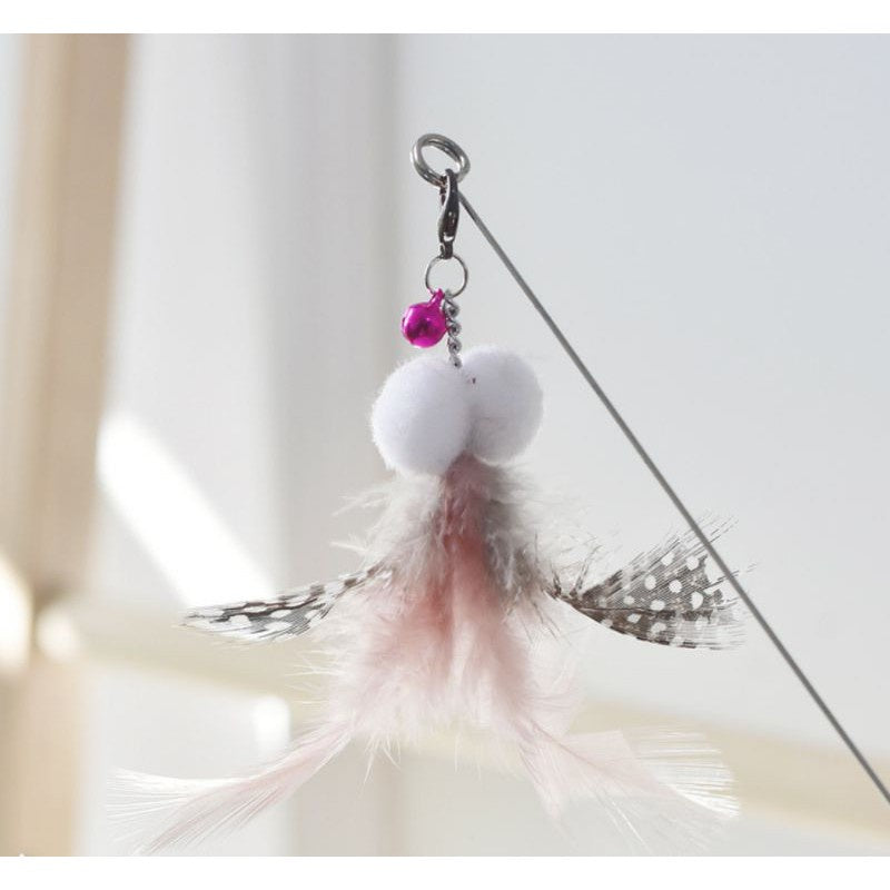 Cat teaser pet toy retractable stick Golden Fish collection