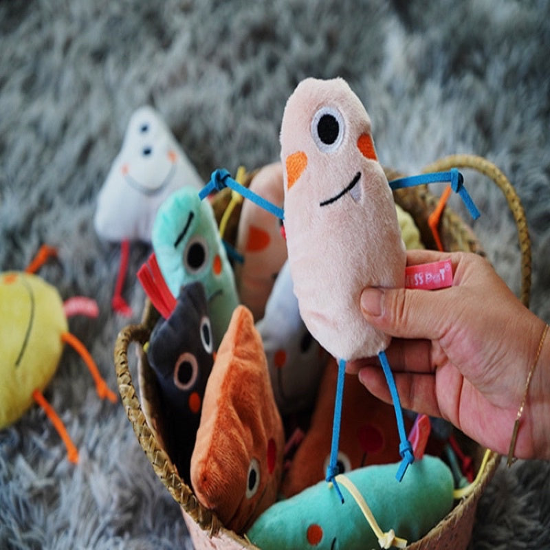 [SG Stock] Misspet small monster alien catnip chasing cat toy pet toy