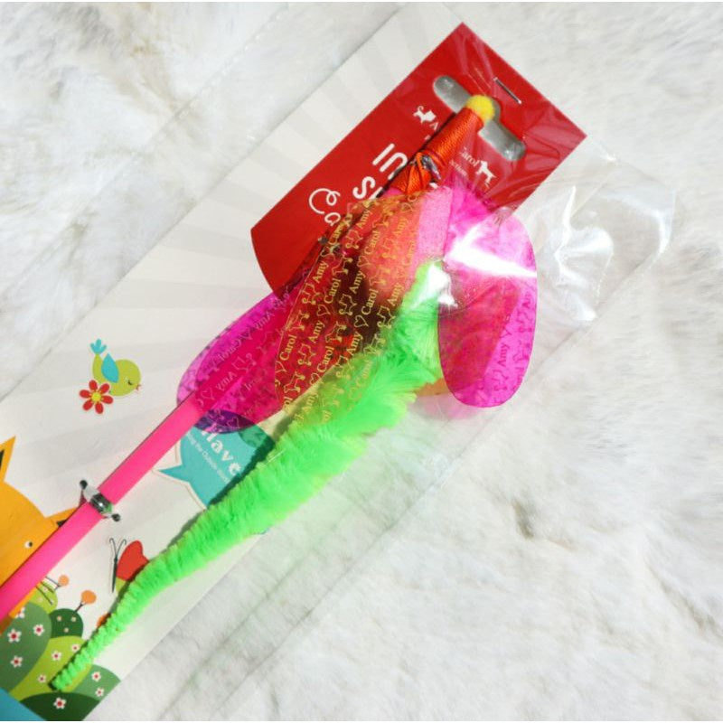 Cat Teaser Garden Series pet toy wand stick chaser