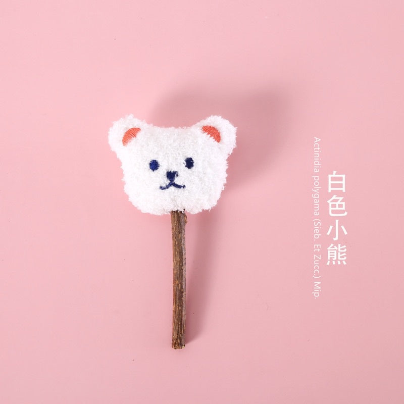 Cake 🍰 series catnip lollipop toy catmint pet cat ice cream 🍦 cartoon design