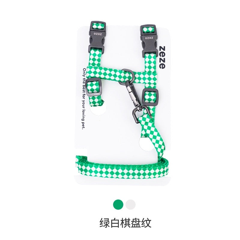 Zeze Pet leash rope cat dog H collar