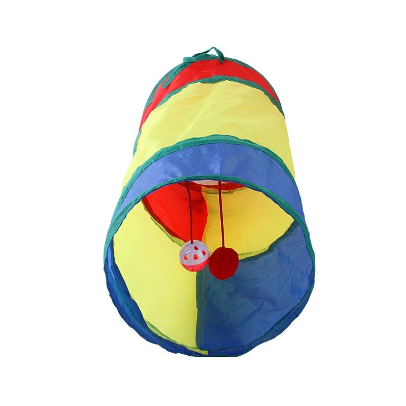 [SG Stock] Rainbow 🌈 cat tunnel pet toy multi size