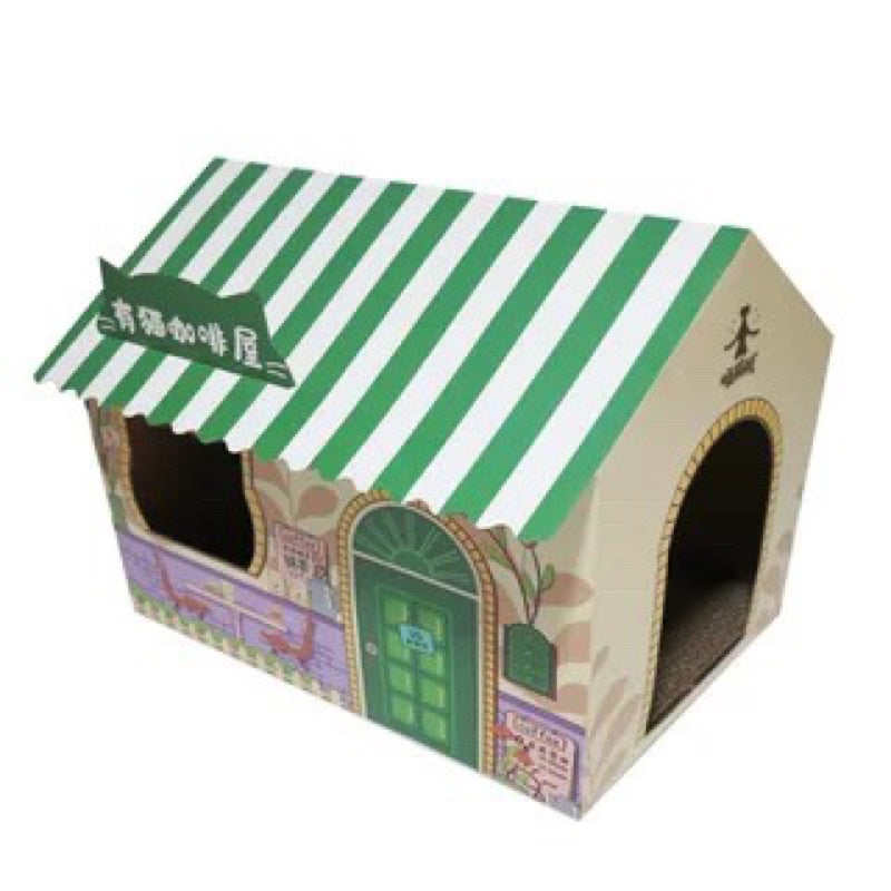 [SG Stock] Cat house with scratch board Cat Tax Christmas house