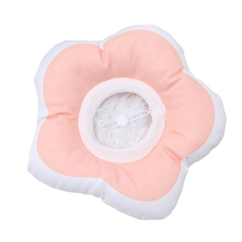 [SG Stock] Pet E collar Elizabeth cone water proof prevent licking surgery healing soft anti bite sunflower 🌻