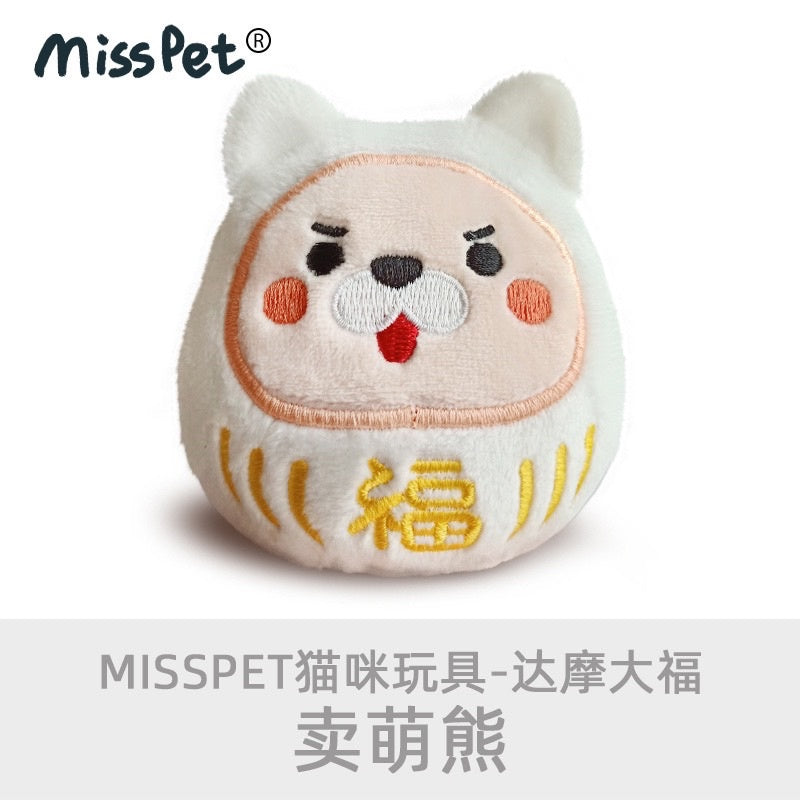 MissPet daruma catnip cat toy chaser ball pet toy