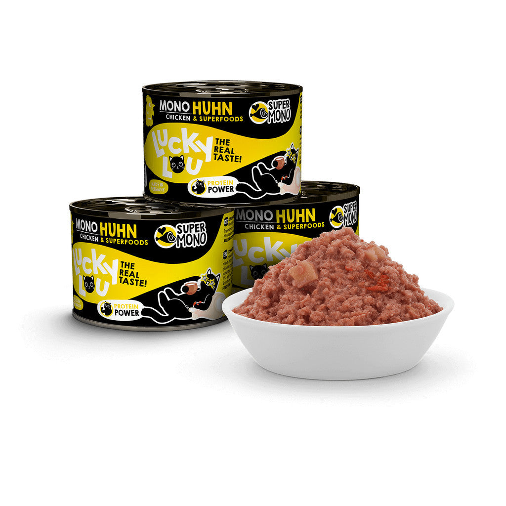 Lucky Lou® SuperMono² Made in Germany Completely Cat Wet Food 200g