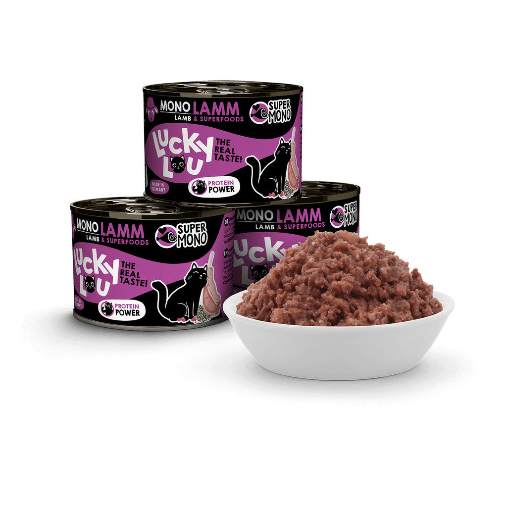 Lucky Lou® SuperMono² Made in Germany Completely Cat Wet Food 200g