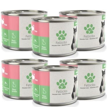 FELLICITA CAT WET FOOD TRIAL PACK 200g Made in Germany Completely Food for Cat Kitten