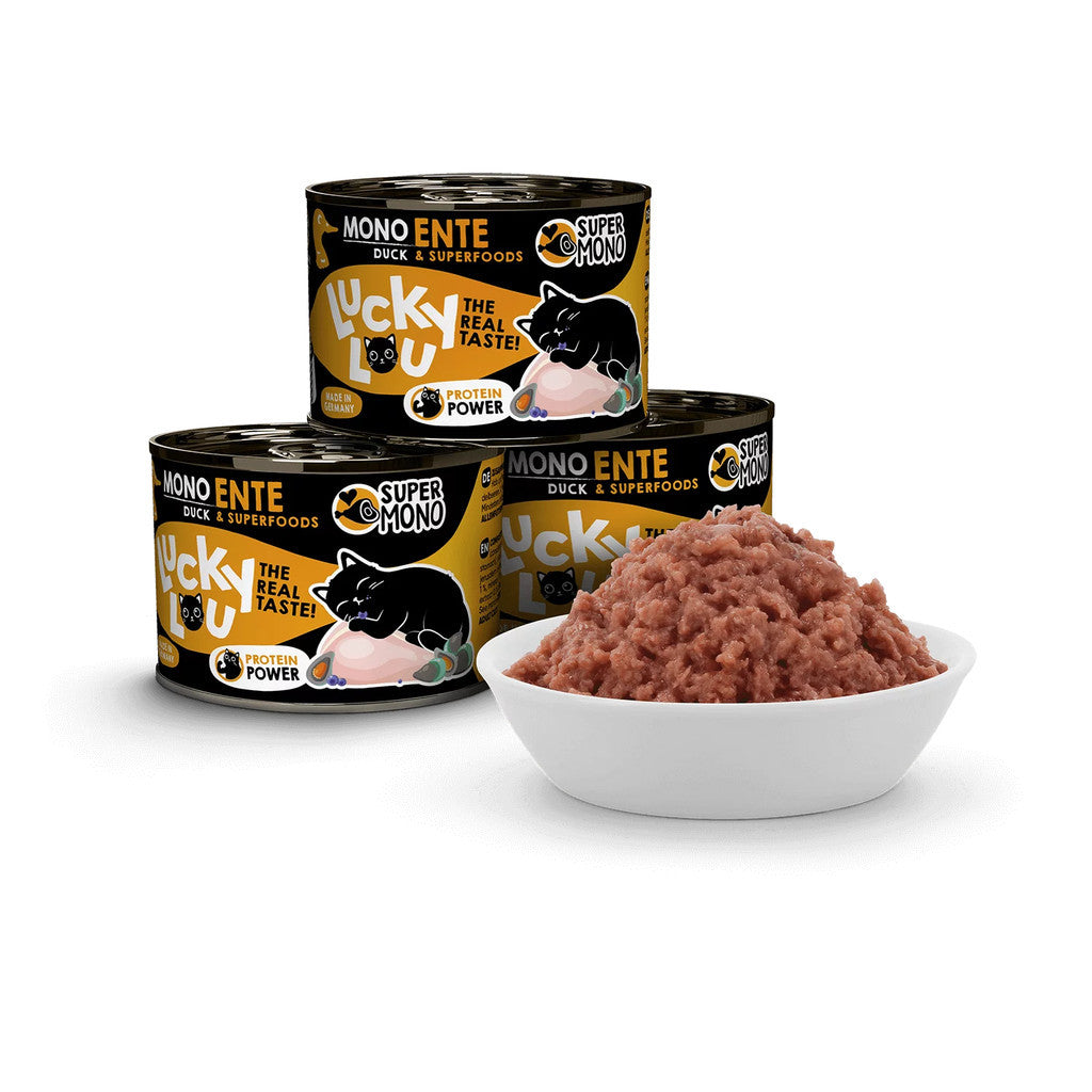 Lucky Lou® SuperMono² Made in Germany Completely Cat Wet Food 200g