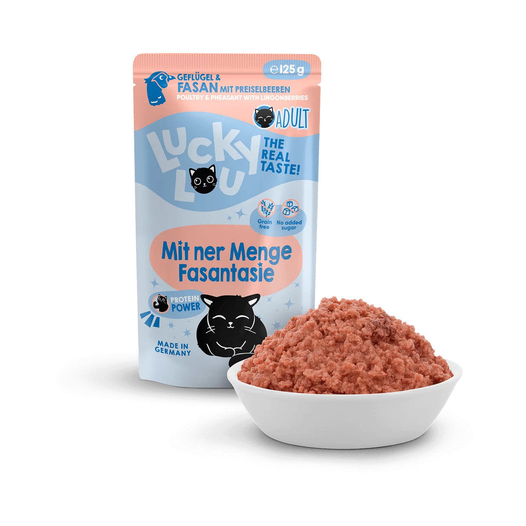 Lucky Lou® Lifestage Adult 125g Pouch Made in Germany Completely Cat Wet Food