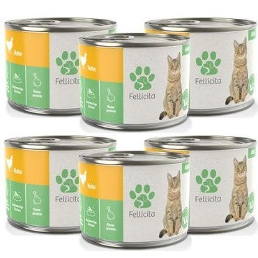 FELLICITA CAT WET FOOD TRIAL PACK 200g Made in Germany Completely Food for Cat Kitten