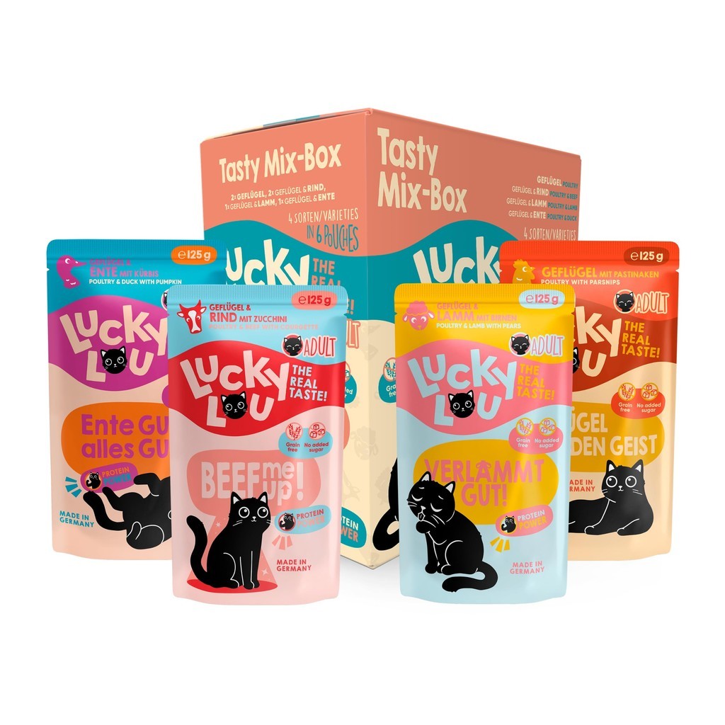 Lucky Lou® Lifestage Adult 125g Pouch Made in Germany Completely Cat Wet Food