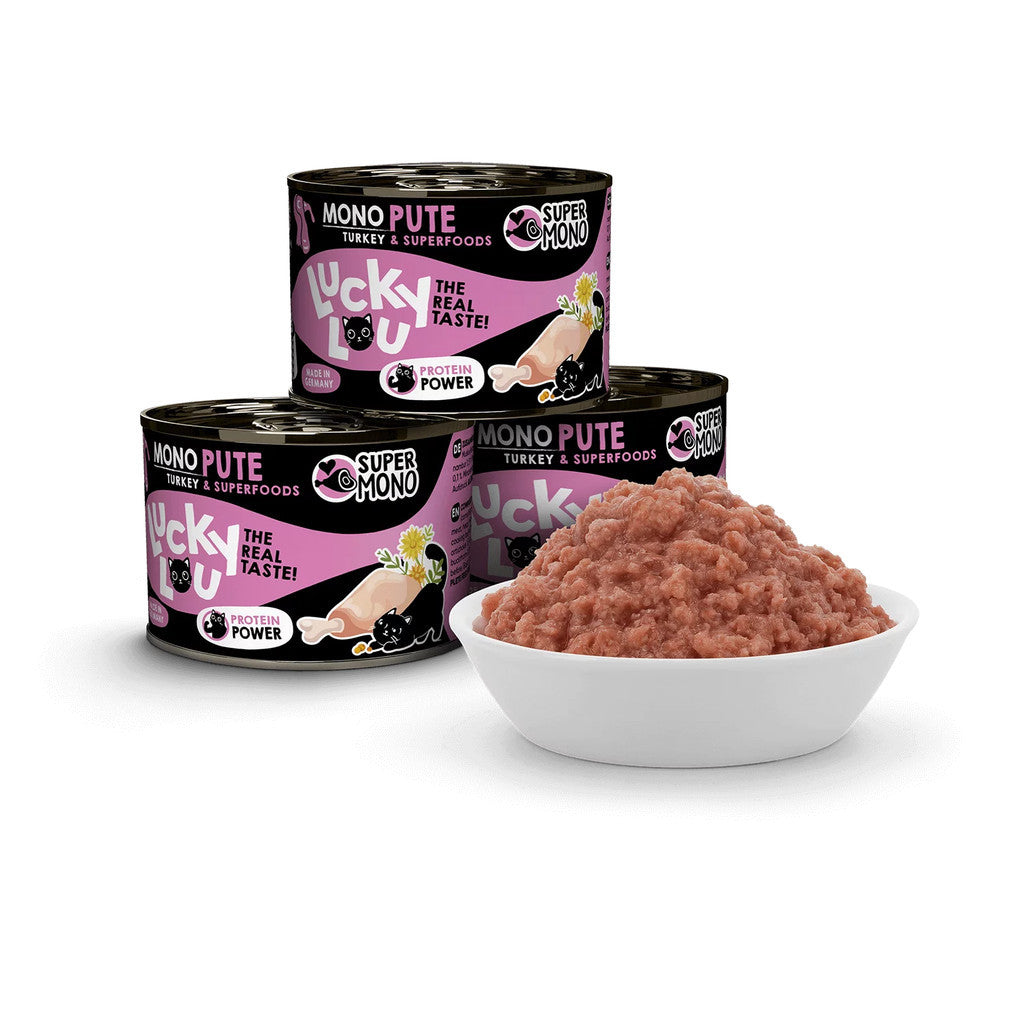 Lucky Lou® SuperMono² Made in Germany Completely Cat Wet Food 200g