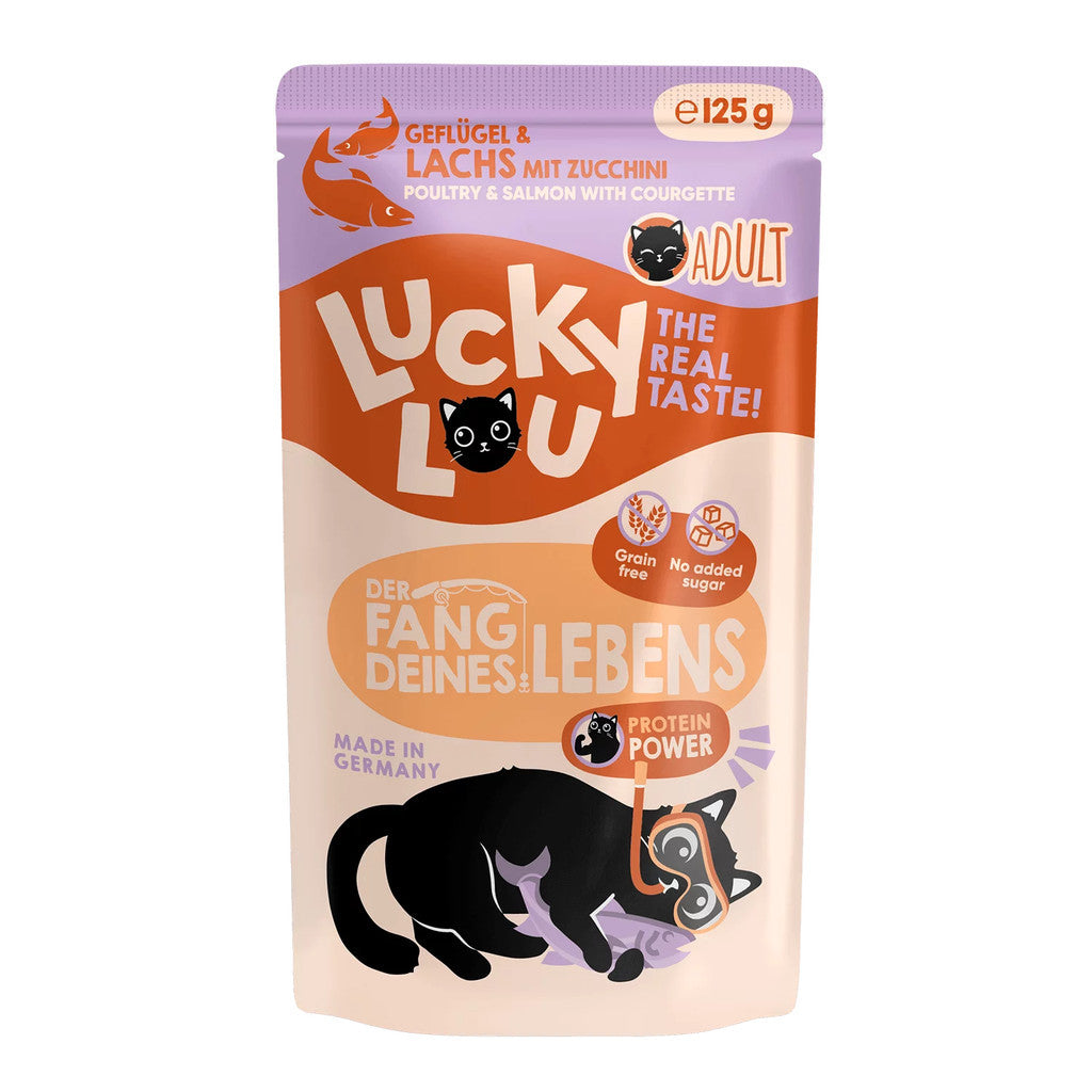 Lucky Lou® Lifestage Adult 125g Pouch Made in Germany Completely Cat Wet Food