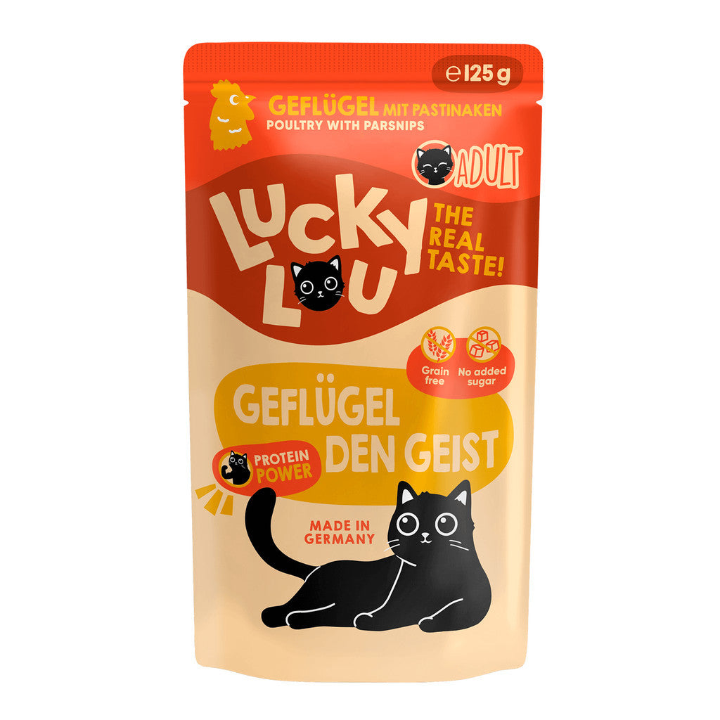 Lucky Lou® Lifestage Adult 125g Pouch Made in Germany Completely Cat Wet Food