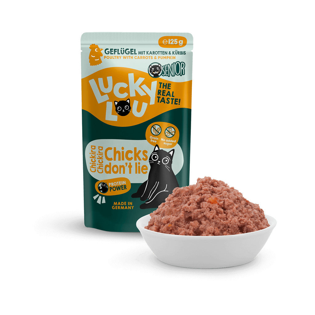 Lucky Lou® Lifestage Senior 125g Pouch Made in Germany Completely Cat Wet Food