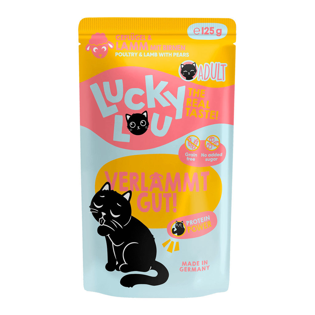 Lucky Lou® Lifestage Adult 125g Pouch Made in Germany Completely Cat Wet Food