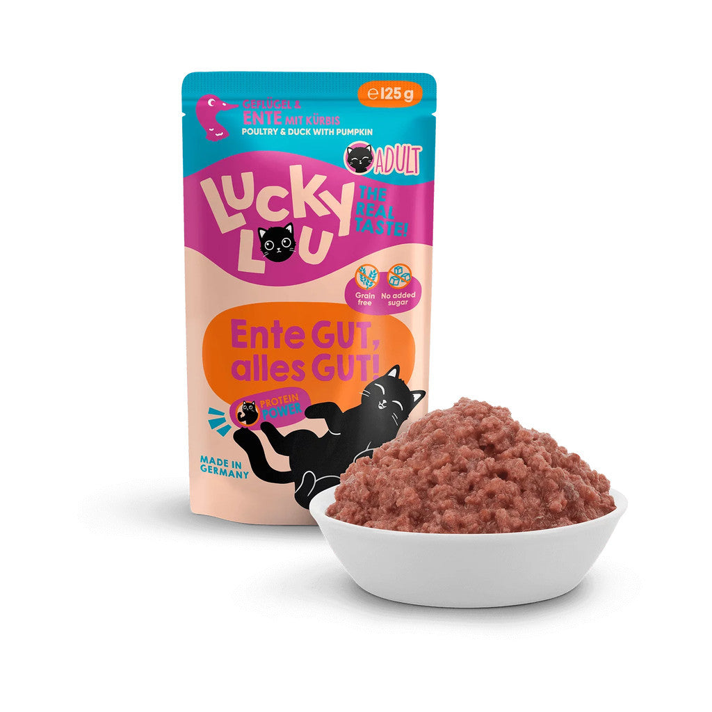 Lucky Lou® Lifestage Adult 125g Pouch Made in Germany Completely Cat Wet Food