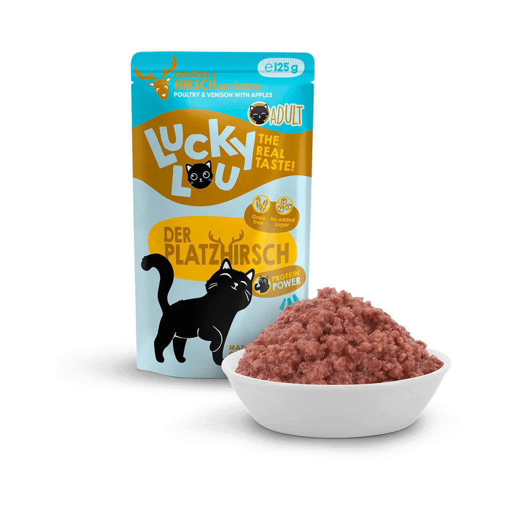 Lucky Lou® Lifestage Adult 125g Pouch Made in Germany Completely Cat Wet Food