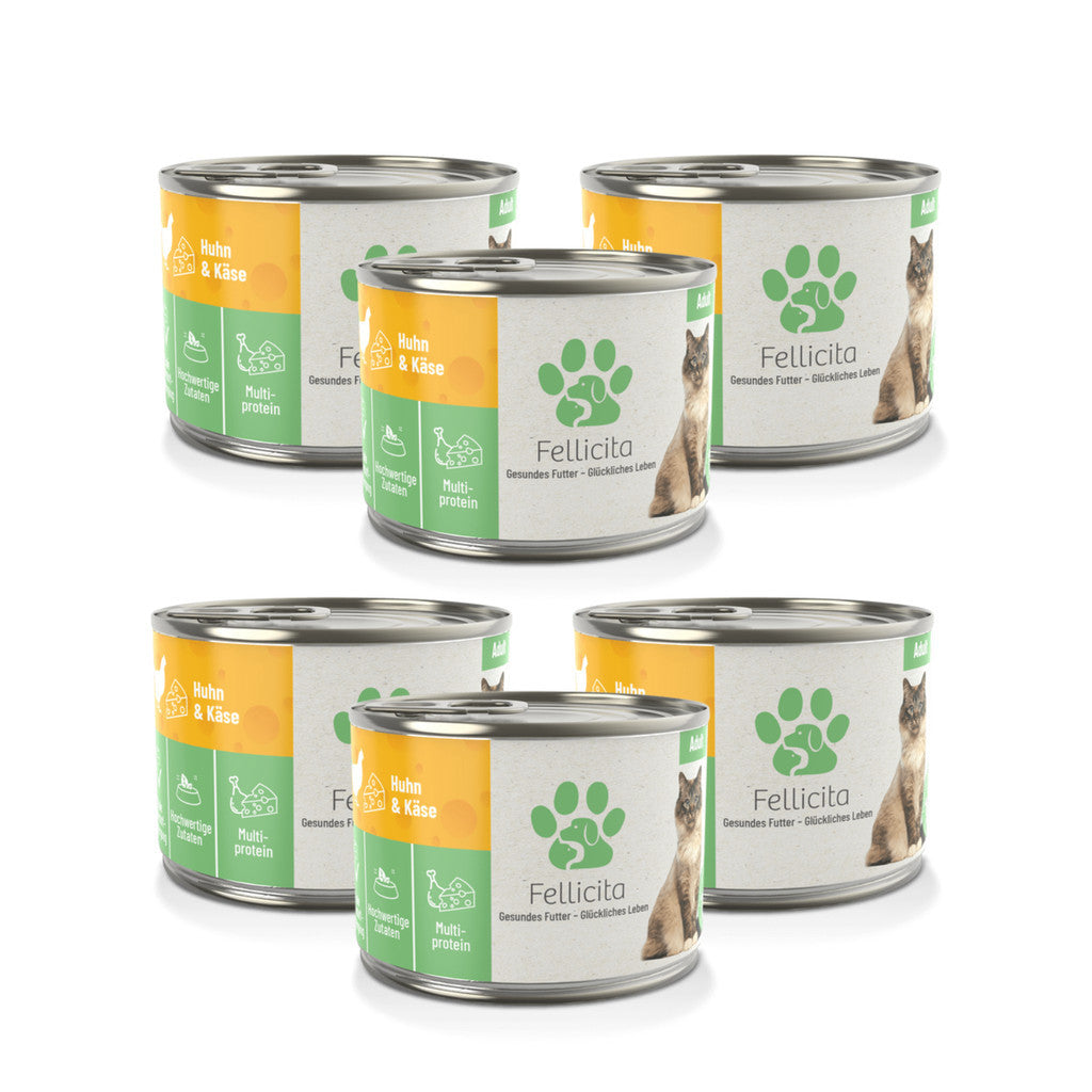 FELLICITA CAT WET FOOD TRIAL PACK 200g Made in Germany Completely Food for Cat Kitten
