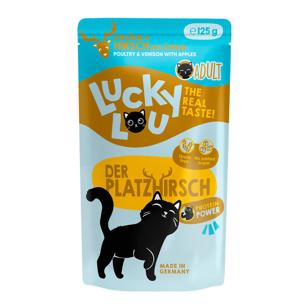 Lucky Lou® Lifestage Adult 125g Pouch Made in Germany Completely Cat Wet Food