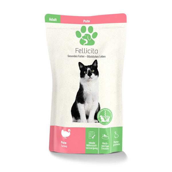 FELLICITA Cat Completely Wet Food 100g Pouch Made in Germany