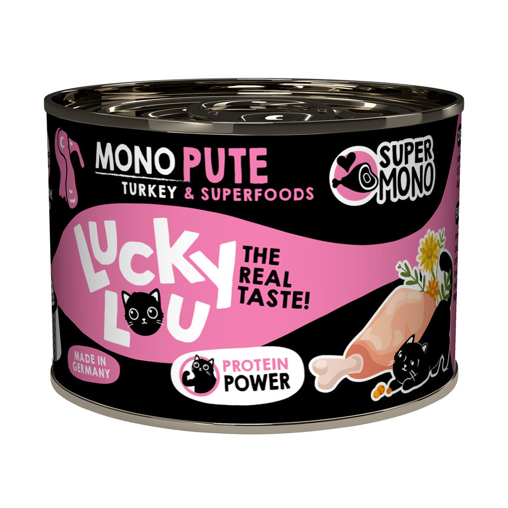 Lucky Lou® SuperMono² Made in Germany Completely Cat Wet Food 200g