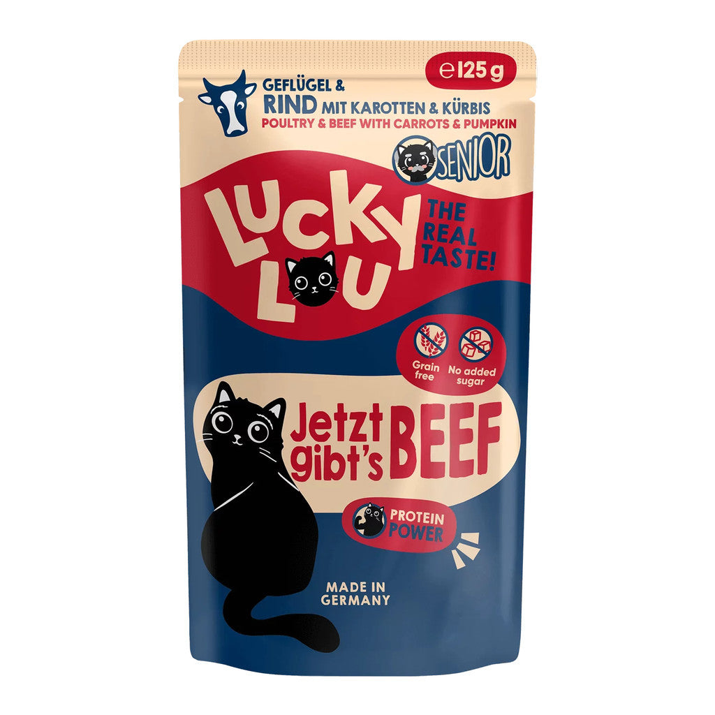 Lucky Lou® Lifestage Senior 125g Pouch Made in Germany Completely Cat Wet Food