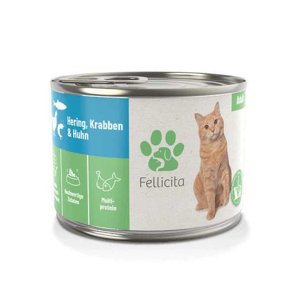 FELLICITA Cat Completed Wet Food Made in Germany 200G Grain Free
