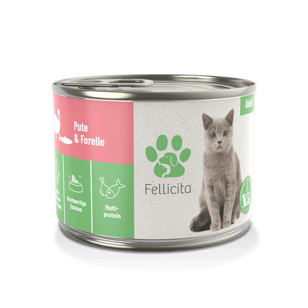 FELLICITA Cat Completed Wet Food Made in Germany 200G Grain Free