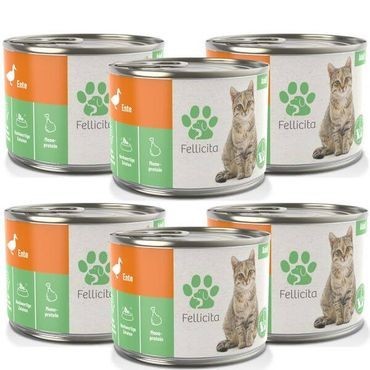FELLICITA CAT WET FOOD TRIAL PACK 200g Made in Germany Completely Food for Cat Kitten