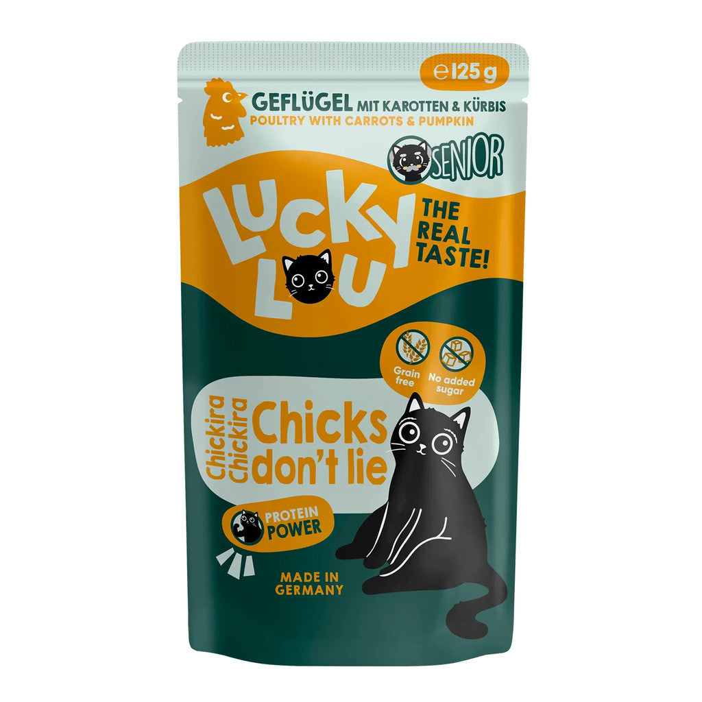 Lucky Lou® Lifestage Senior 125g Pouch Made in Germany Completely Cat Wet Food