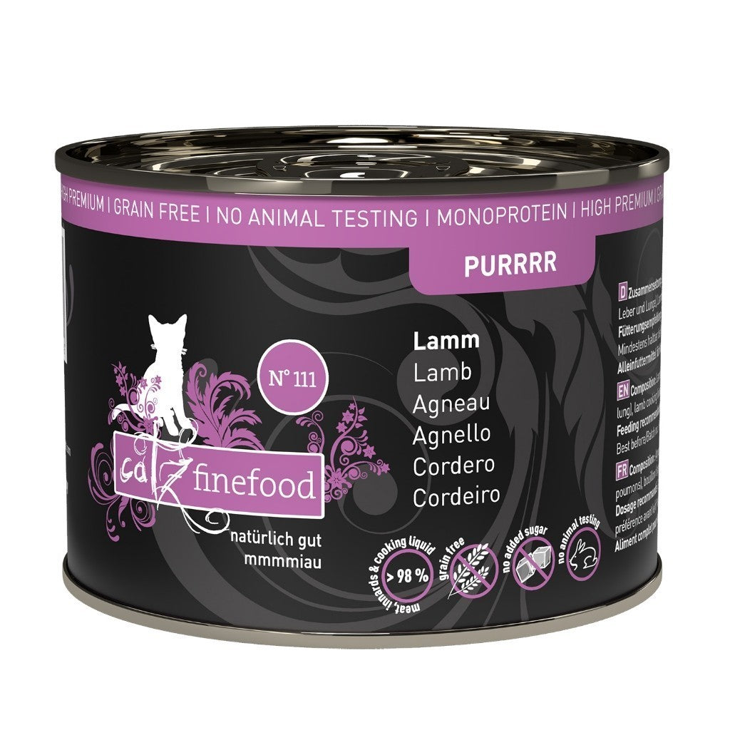 Catz Finefood PURRRR Cat Wet Food Completed Pet Can Canned Food 200g