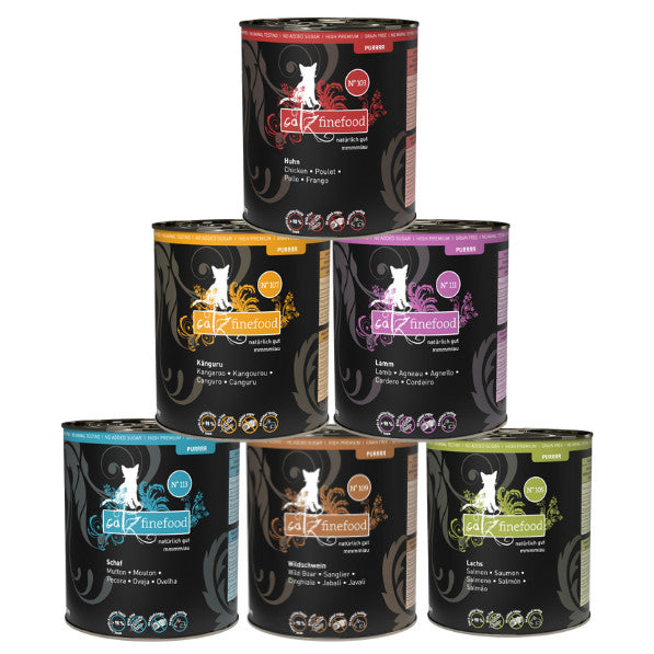 Catz Finefood PURRRR Cat Wet Food Completed Pet Food 800g