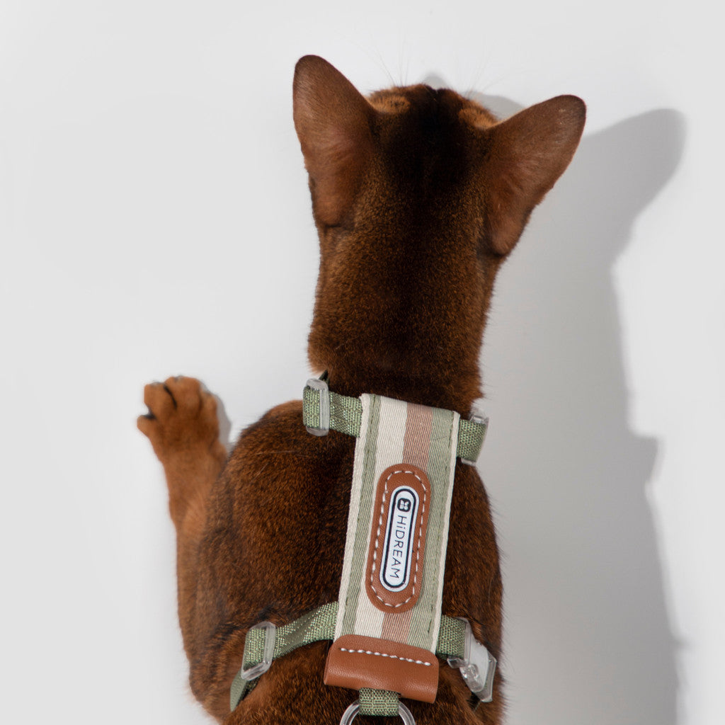 Hi-Dream Harness for Cat Light Weight Collar Leash Walking Rope Adjustable Anti-Escape